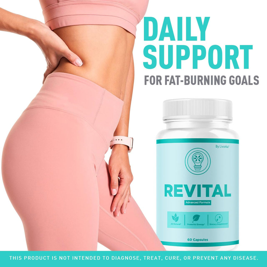 Revital Capsules - Official Revital Supplement Advanced Premium Formula - Maximum Strength, All Natural RevitalPills Support for Overall Health & Wellness Reviews, 60 Capsules for 1 Month
