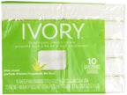 Ivory Bar Soap, Bath Size, Aloe, 10 Count (Pack of 2)