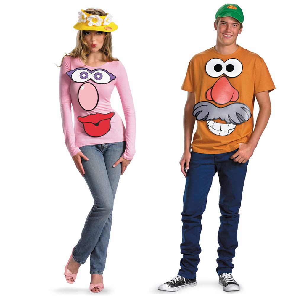 Disguise Mr. and Mrs. Potato Head Costume Kit, Official Halloween Dress Up Outfit, One Size