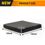 Foam Padding Sheet 3/4" Thick with Adhesive Backing Neoprene Insulation Foam Soft Cushion High Density Stick Firmly for Furniture Cars Speakers 12 Inch X 12 Inch (4 Pcs)