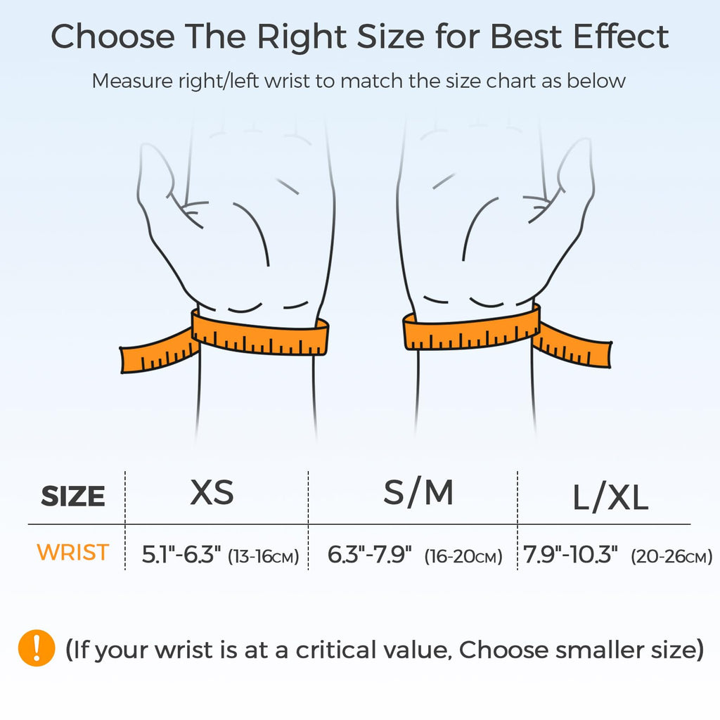 FREETOO Carpal Tunnel Wrist Brace Pro, Single-Pull Wrist Support for Sleeping with S Shape Splint, Lightweight Hand Brace for Women Men, Tendonitis, Arthritis Pain Relief, Black/Light Gray(Right,S/M)