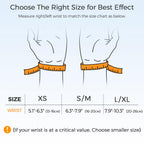 FREETOO Carpal Tunnel Wrist Brace Pro, Single-Pull Wrist Support for Sleeping with S Shape Splint, Lightweight Hand Brace for Women Men, Tendonitis, Arthritis Pain Relief, Black/Light Gray(Right,S/M)