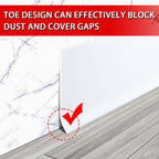 Vinyl Wall Base Baseboard Molding Trim 4" Flexible Self Adhesive Rubber Wall Base Moulding Trim Peel and Stick Design, 4 Inch x 20 Feet, White