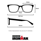 Foster Grant IRONMAN Men's Expedition Rectangular Reading Glasses, BLACK, 1.5x