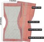 Vakly Extra Large Postpartum Maternity Pads [20 Pack] Hospital Style Super-Absorbent Contoured Pad Liners - 7" Wide X 14" Long - Heavier Overnight Post Birth Protection for Women - Incontinence Liners