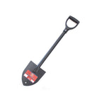 Bully Tools 14-Gauge Steel Trunk 33" Shovel with Poly-D Grip, Short Handle