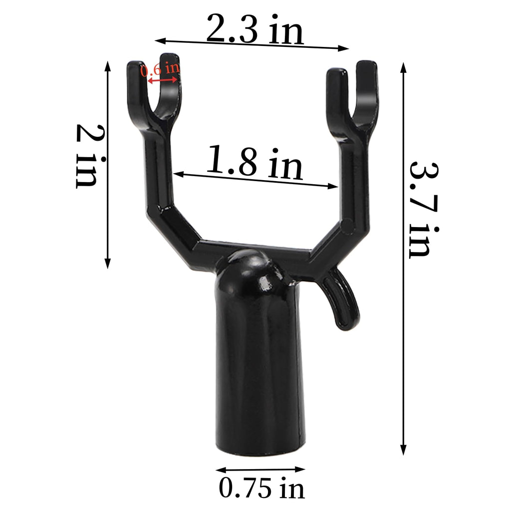 Coloch 20 Pack Metal Tree Branch Support, Y-Shape Tree Crutch Holders Plant Straightening and Leaning Kit Propping Up Branch Spreaders for Fruit Trees, Garden, Fit 0.75 in Round Pole