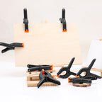 10 Pack 6 inch Plastic Spring Clamps, Black Heavy Duty Clips, Backdrop Clips, Plastic Clamps for Crafts, Backdrop Stand, Woodworking, Photography