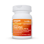 Amazon Basic Care Children's Ibuprofen Chewable Tablets 100 mg, Orange Flavor, Pain Reliever and Fever Reducer (NSAID), For Ages 2-11, 24 Count