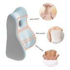 kaobbfacai Intimacy Support Wedge Pillow for Couples, Memory Foam Positioning Cushion for Back, Neck & Waist Pain Relief with Washable Cover, Portable Design for Relaxing, Reading & Adult Play-Blue