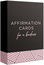 52 Badass Affirmation Cards for Women - Inspirational Gift for Her, Birthday Gifts for Women, Best Friend, Bestie, Self Care - Positive Presents for Confidence, Motivation & Daily Encouragement