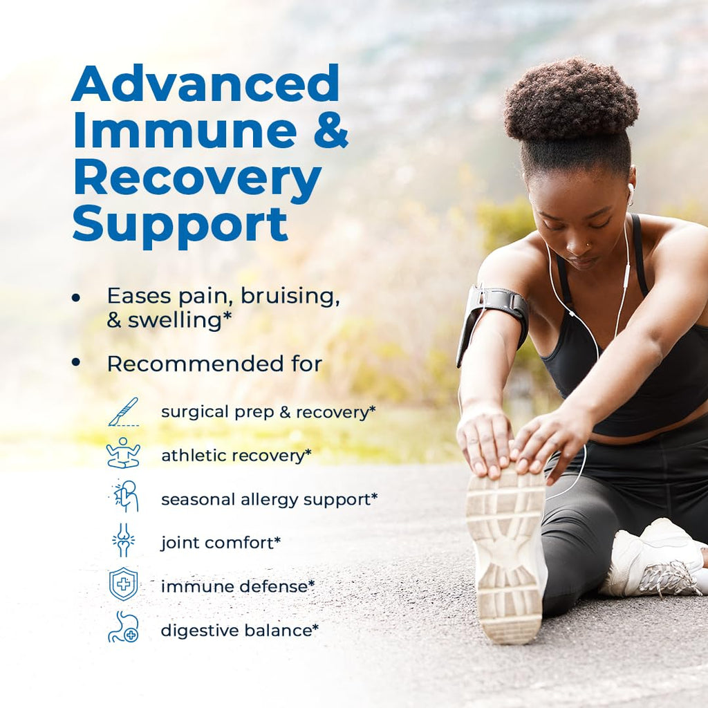 VitaMedica Bromelain & Quercetin Supplement - 500mg Bromelain 250mg Quercetin - 2400 GDU for Immunity, Joint Support, Inflammation and Muscle Recovery - 60 Vegan Capsules - 30 Servings