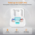 Flaygo Rechargeable Hearing Aids for Seniors with 16-Channel Digital Chips for Feedback Suppression, Intelligent Noise Cancellation Clear Sound and Super-Mini Invisible Design Comfort Fit in Ear Canal & 7-Day Ultra Standby