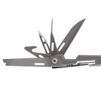 SOG PowerPint Mini Compact Stainless Steel Multi-Tool |18 Lightweight Specialty Tools & SOG Multitool Pliers Pocket Knife, Stone Wash
