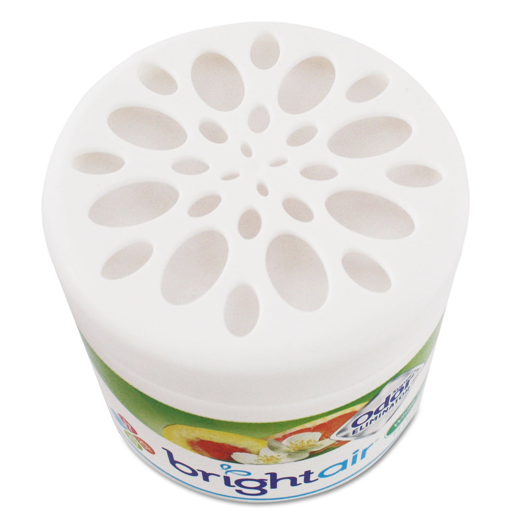 Bright Air Solid Air Freshener and Odor Eliminator, White Peach and Citrus, 14 Ounces