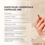 JuicePlus+ Fruit Blend: Plant-Based Whole Food Supplement with Apple, Peach, Cranberry, & More! - Vegan, Gluten-Free, Non-GMO, Kosher - Packed with Plant-Based Vitamins - 1 Bottle (60 Servings)
