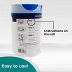 SaniCare Commode Liners - Pack of 50 Disposable Commode Liners - Fits All Standard Bedside Commodes - Eliminates Odors - Never Clean A Pail Again