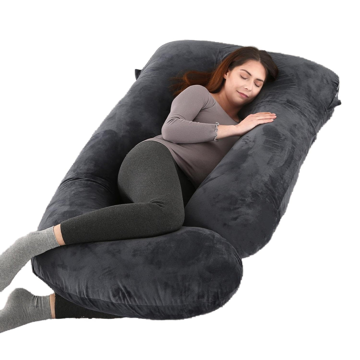 ALLOPERA U Shape Pregnancy Pillow - Full Body Maternity Pillow for Sleeping