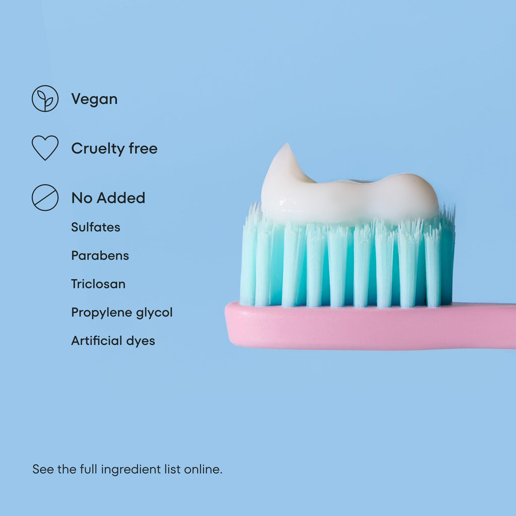 Cocoshine Teeth Whitening Toothpaste by Cocolab, Nano-Hydroxyapatite, Non-Fluoride with Xylitol & Coconut Oil, Gently Formulated for Sensitive Teeth, Adults & Kids, Pina Colada, 4 Oz, 2-Pack