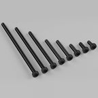BNUOK 120pcs M4 x 16mm Hex Socket Head Cap Screws Bolts, 12.9 Grade Alloy Steel, Black Oxide Finish, Allen Socket Drive, Full Threads,with Hex Spanner