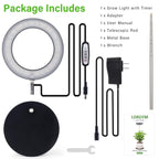 LORDEM Grow Light, Full Spectrum LED Desk Lamp for Plants