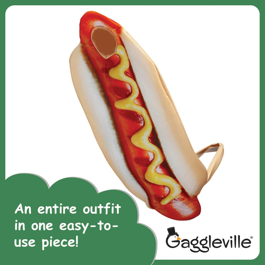 Gaggleville Hot Dog Goose Outfit, Fits Large 23" H Statue, by Fox Valley