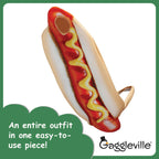 Gaggleville Hot Dog Goose Outfit, Fits Large 23" H Statue, by Fox Valley