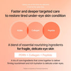 mixsoon PDRN Collagen Eye Serum - Revived Under Eye Serum with Gentle, Smooth Formula for Sensitive Under Eye Skin 20ml / 0.68 fl.oz. Korean Glass Skin Care