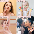 16 Pairs Hypoallergenic Silver Dangle Hoop Earrings for Girls Teens Kids Cute Girls Earrings Animal Small Hoop Earrings Set Pink Jewelry