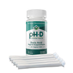 pH-D Feminine Health Support - Boric Acid Starter Bundle - pH-D Boric Acid Vaginal Suppositories 72 Count and 5 Vaginal Suppository Applicators