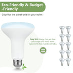 Sigalux BR30 LED Flood Light Bulbs, 7.5W Equivalent 65W, 650LM, Dimmable, 5000K Daylight, CRI 80, 110° Beam Angle, E26 Base, Energy-Efficient Indoor Recessed Lighting, 12 Pack