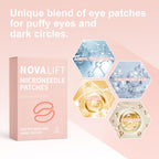 YLOTRE Novalift Micro Eye Patches, Under Eye Patches for Puffy Eyes, Dark Circles & Fine Lines, Deeply Hydrating Anti-Wrinkle Patches, Smooth Application Forehead & Smile Line Patches (2)