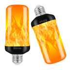 Bitrue LED Flame Bulb, 4 Modes, E26 Base, Gravity Sensor,Decor Light,2-Pack