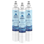 MARRIOTTO Replacement for GE RPWFE, RPWF (Built-in CHIP) Refrigerator Water Filter, Compatible with GFE28GELDS, PFE28KELDS, PFE28KYNFS, GFD28GELDS, GYE22HMKES, GFE28GYNFS, GFD28GYNFS, Pack of 3