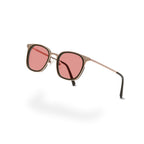 BRADDELL FL-41 Photochromic Transitional Rose Migraine Light Sensitivity Glasses for Fluorescent LED Glare & Concussion