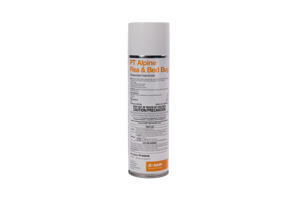 BASF PT Alpine Flea & Bed Bug Killer, Fast Acting Insecticide, Extended Long Lasting Pest Control Formula, Quick Dry, Non-staining, Ready to Use Spray Can 14 oz