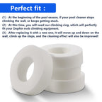 Pool Cleaner Climbing Rings for Dolphin Maytronics Nautilus Robotic Replacement Part 6101611-R4, Fits M200/M400/M500, Nautilus/CC Plus DX3/DX4/DX6, Ultimate Wall Adhesion Perfect Match (4 Pack)
