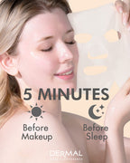 DERMAL 48 Combo Pack Made in Korea Facial Mask – 20+ Years of K-Beauty Experience, Premium Quality Korean Sheet Masks for Daily Skincare Routine