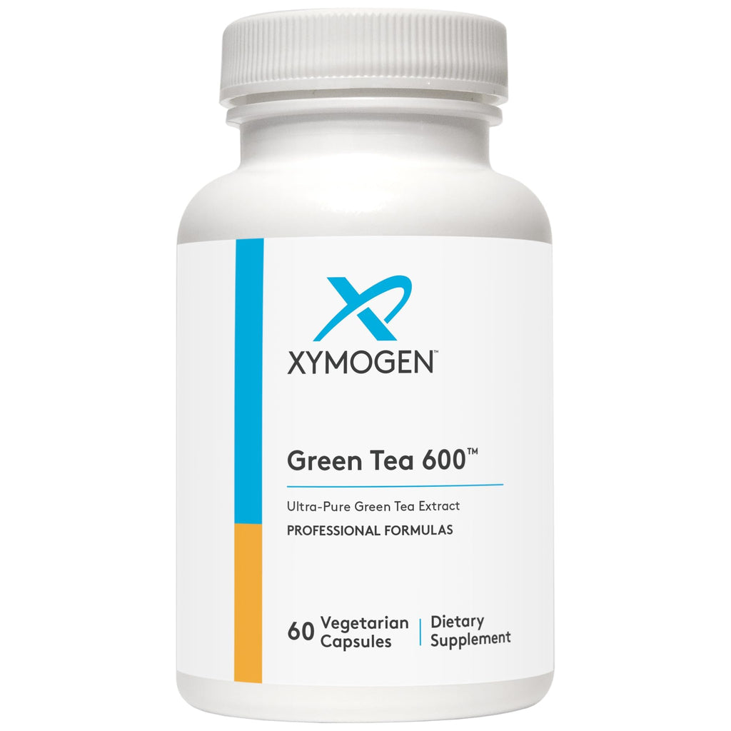 XYMOGEN Green Tea 600 - Antioxidant & Immune Support - 600 mg Green Tea Aqueous Extract - Vegetarian, Gluten-Free & Non-GMO - 60 Capsules