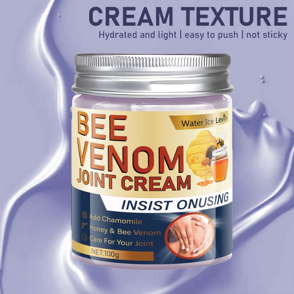 2PCS Bee Venom Joint Cream,Bee Venom Gel,Bee Venom Advanced Joint and Bone Cream,Professional bee Venom Joint Gel,Effective for Back, Neck, Hands, Kneel
