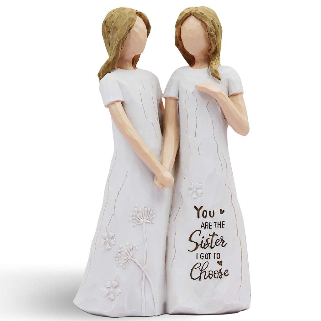 BORLESTA Best Friend Birthday Gifts for Women,Sister Figurines