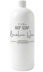R&W CO. Original 32 oz Premium Mop Soap Brazilian Waves Scented, Gentle Floor Cleaner for all Surfaces, Non-Toxic, Pet and Skin Safe Formula, Streak-Free Shine