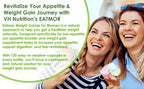 VH Nutrition Eatmor | Appetite Booster | Weight Gain Pills* for Women and Men | Designed for Women with Gentian, Ginger, Alfalfa | 120 Easy-to-Swallow Capsules