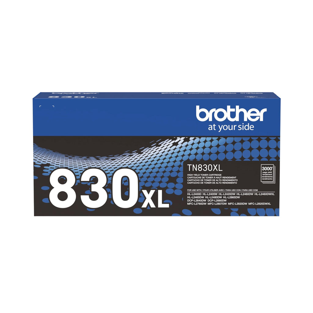 Brother TN830XL Toner Cartridge, Genuine Black High Yield