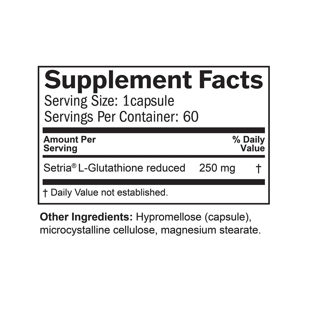 BrainMD Glutathione Ultra - Antioxidant Support Supplement - 60 Capsules