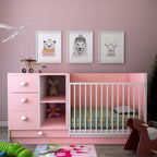 Decotalk Pink Wall Paper Peel and Stick SolidPink Contact Paper for Cabinets 12x400 Inch Pink Wallpaper for Bedroom Girls Room Solid Color Wallpaper Removable Cabinet Vinyl Wrap, Self Adhesive