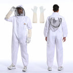 ANDES Sting Proof Bee Suit with Gloves & Fencing Veil, L(Fits 5'7"-5'11")