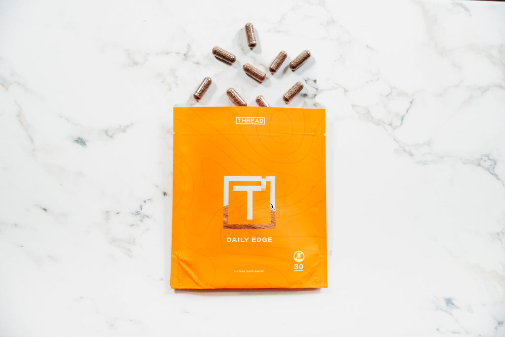 THREAD Performance Daily Edge | Energy & Endurance Capsules for Young Athletes | Iron & Trace Minerals | 30 Servings