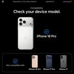 Spigen GlasTR EZ FIT Screen Protector for iPhone 18 Pro, 17 Pro, 17, 16 Pro