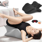Arcova Sweet Spot Pillow, 27 Degree Couples Pillow for Couples Sweet Spot Intimacy Pillows, Maintains Perfect 27 Angle Every Time, Firm Foam That Won’t Shift, Waterproof & Washable Cover (Black)